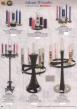  Satin Finish Bronze Table Top Advent Wreath Without Base: 9942 Style - 1 1/2" Socket 